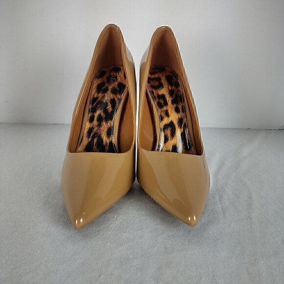 Azalea Wang Stiletto Pointed Toe Pump in Dark Nude Size 10 (4.75” heel height) - Picture 1 of 10